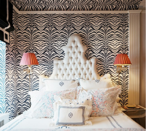 Colonial style decor - myLusciousLife.com - zebra bedroom.PNG